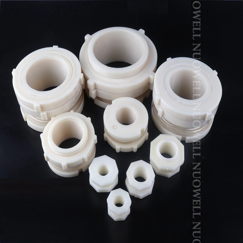 1PCS ABS Water Tank Joint 1/2"3/4"1"Water Pipe Head Accessories Aquarium Bulkhead Connector Water Pipe Fittings Thread Adaptor