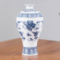 Chinese Style Jingdezhen Classical Blue And White Porcelain Kaolin Flower Vase Home Decor Handmade Vases