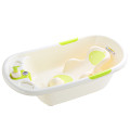 Infant Product Baby Bathtub With Thermometer And Bathbed