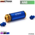 Racing Blue AN8 Hi-Flow Motorsport/Rally/Racing Alloy Fuel Filter With Steel filter EP-OF08-BL