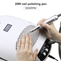 140W 3-IN-1Multifunction Nail Dust Vacuum Cleaner & Electric Nail Drill &UV LED Nail Lamp Manicure Machine For Nail Salon Tool