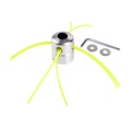 Universal Aluminum Trimmer Head With Four Trimmer Lines For Brush Cutter Grass Trimmer