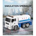 1:20 38CM Electric Remote Control Sprinkler Trucks Road Cleaning Engineering Vehicle Super Watering Cart RC Truck