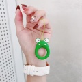 Cute Silicone wrist strap Lanyard For Keys Phones Ring Straps for iPhone7 Keycord Lanyards Finger Rings Mobile Phone Accessories