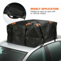 96X96X46cm Car Roof Top Bag Roof Top Bag Rack Cargo Carrier Luggage Rooftop Black Storage Travel Waterproof SUV Van for Cars