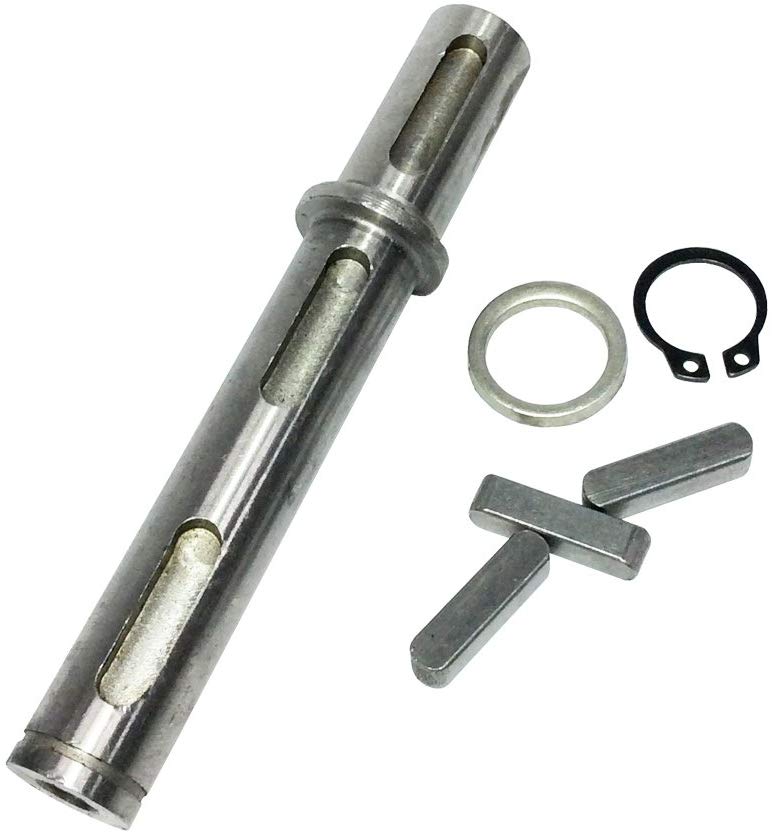 Single Output Shaft Diameter 18mm for Worm Reducer Single Output Shaft+Gaskets+S Ring+Corner Pin for NMRV 040 Gearbox