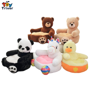 Kawaii Teddy Bear Panda Duck Unicorn Sofa Chair Seat Cushion Plush Toy Cats Dogs Children Kids Baby Nest Sleeping Bed Home Decor