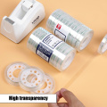 Deli Adhesive Tape Narrow Plastic Single-sided Strong Sticky Typo Office can be Hand-teared Color Stationery tape