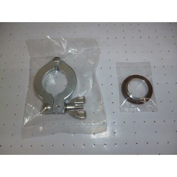 Lot of 4 set Aluminum Clamp NW25 KF25 with KF25 Centering Ring S.S vacuum parts XWJ