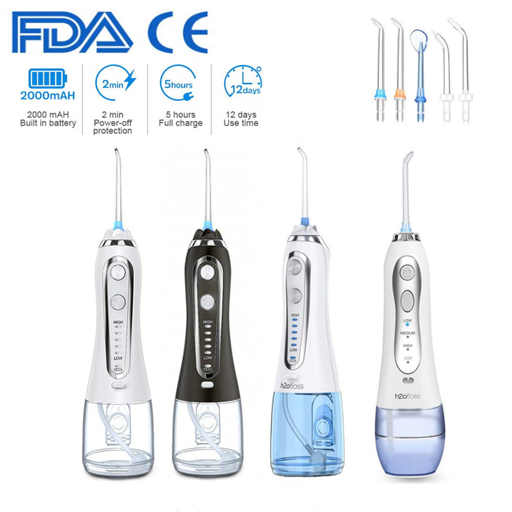 300ml Oral Irrigator USB Charging Waterproof Cleaning Teeth Water Dental Flosser Jet Portable Electric Irrigator for Men Women