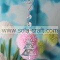 Cheapest Price 18CM Clear Transparent Acrylic Crystal X'MTS TreeParty Beaded Dropping Store