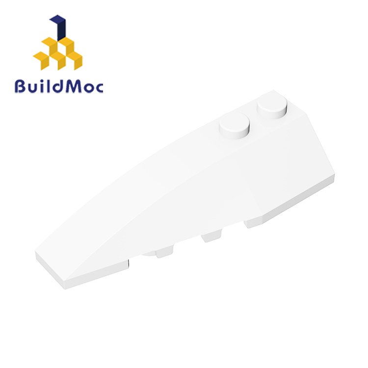 BuildMOC Compatible Assembles Particles 41748 6x2 (Left) For Building Blocks Parts DIY LOGO Educational gift Toys