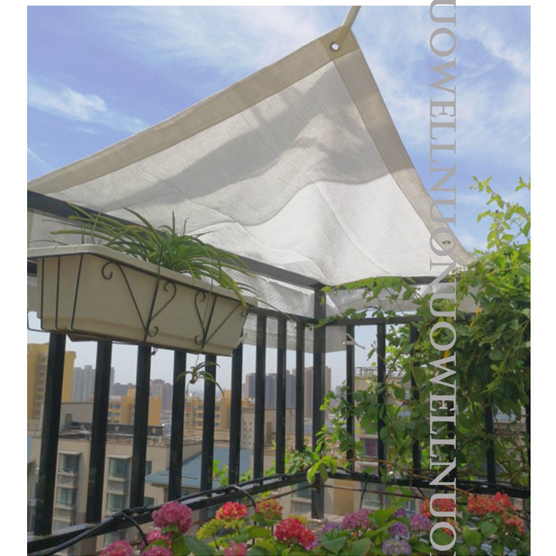 Gray Anti-UV Sunshade Net Balcony Safety Fence Nets HDPE Gazebo Canopy Cloth Garden Awning Plants Cover Sun Shade Neting