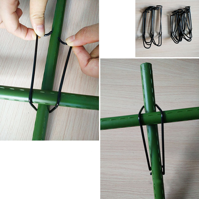 Wire Buckle Horticultural Pillar Fittings Plastic-plastic Steel Tube Hemp Fittings DIY Fittings Wire Card Pillar Assembly