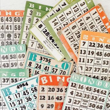 Bingo Game Cards Wedding Lottery Tickets 60 Sheets/pack Can Be Expanded To 540 Sheets