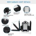 150w LED Garage Light E27 Deformable Industrial Lamp Four-leaf Workshop Warehouse Ceiling Lamp 85-265v High Bay Light