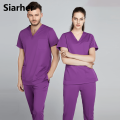 Slim fit Medical Surgical Uniform lab coat Hospital Nurse Uniform Beauty salon Dentist clinic pharmacy Pet veterinar Uniform