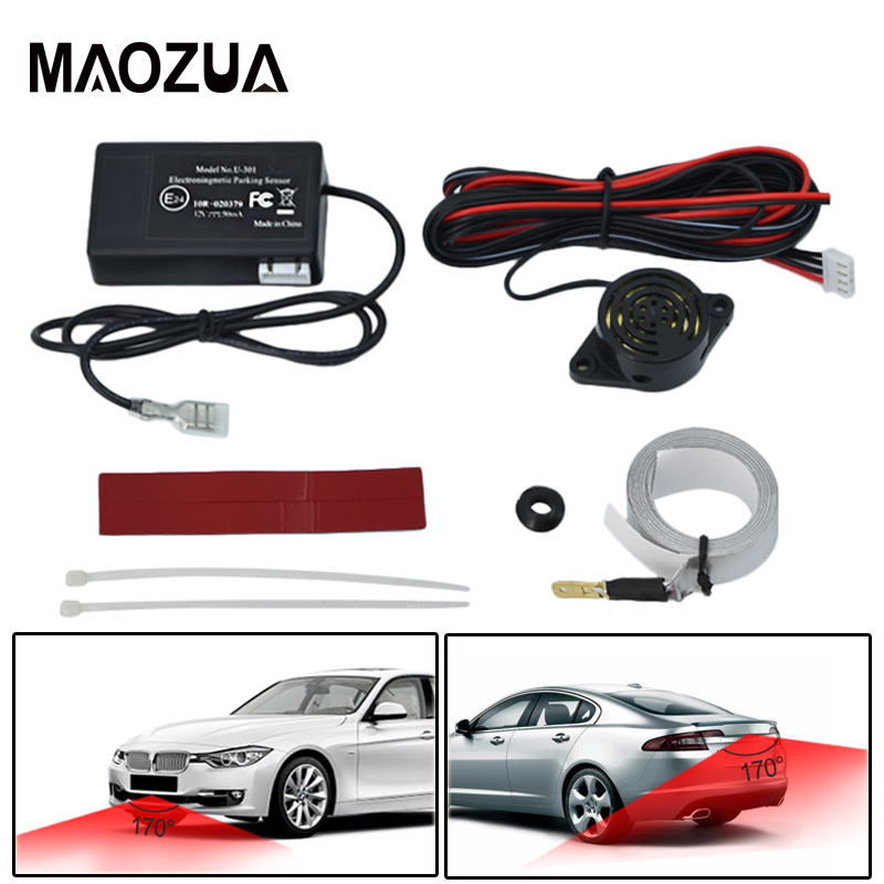 Auto LED U301 Parking Sensors for Car Electromagnetic Car Parking Sensor Kit Parking Radar Bumper Guard Backup Reversing System