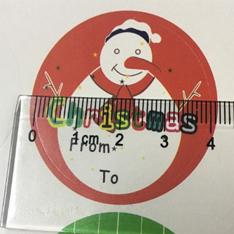 90pcs/pack Round Christmas Creative Sealing Stickers three Selections Cake Packaging Sealing Label Sticker