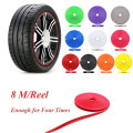 Wheel Rims Protector Car Wheel Rims Protector Creative Auto Wheel Rims Protector Strip Rimblades 8M/Roll Rubber Universal