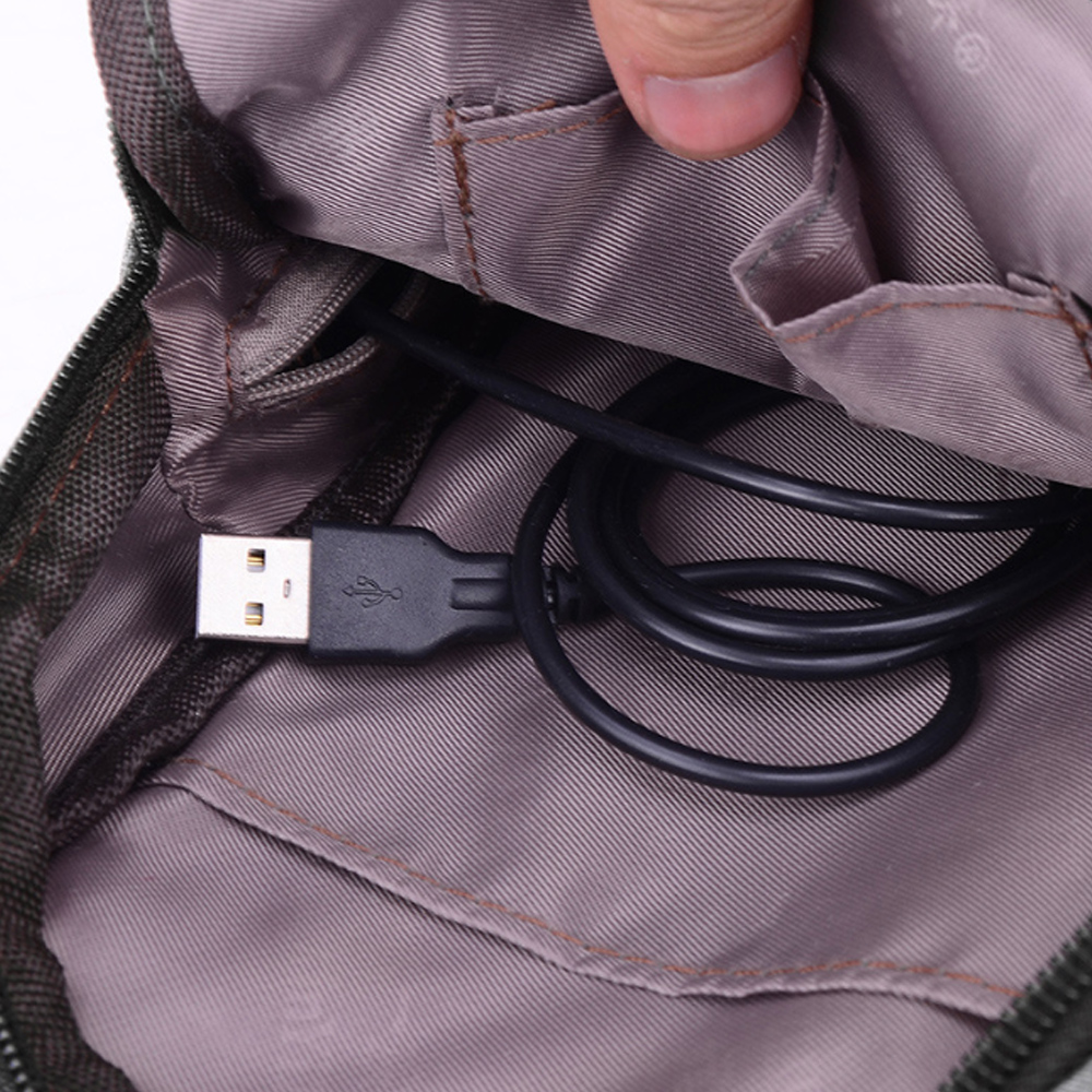 Male Shoulder Bags USB Charging Crossbody Bags Men Anti Theft Chest Bag School Summer Short Trip Messengers Bag 2019 New Arrival