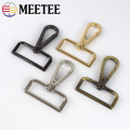 2/5/10/20pc Meetee 38mm Bag Belt Strap Metal Swivel Trigger Lobster Clasp Carbiner Snap Hook Key Chain DIY Handbag Purse Part
