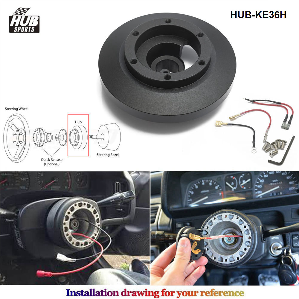 Short Boss Kit Hub Adapter Steering Wheel Hub Kit For BMW E36 328I 325I 320I 323I HUB-KE36H