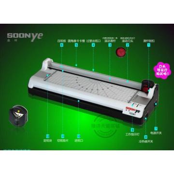 YE381 A3 trimmer laminator Liuhe photo plastic machine