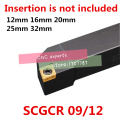 SCGCR1212H09 SCGCR1616H09 SCGCR2020K09 SCGCR2525M09 tool holder CNC lathe External Turning tools
