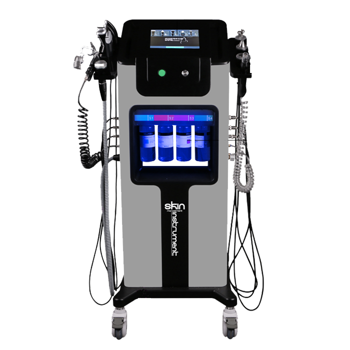 8 in 1 hydrafacial oxygen jet aqua peel machine microdermebrasion skin rejuvenation cryo facial and eye lifting beauty tools