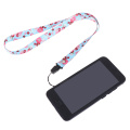Flower Lanyard Neck Strap for keys ID Card Mobile Phone Straps for Huawei iphone USB Badge Holder DIY Hang Rope Lanyard