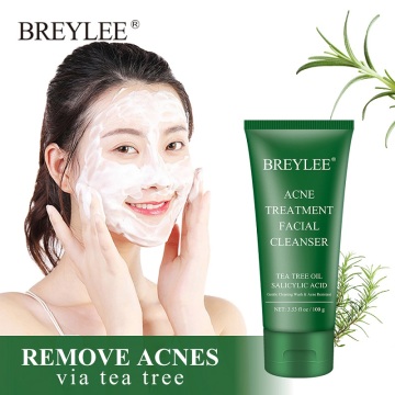 Facial Cleanser Acne Treatment Deeply Cleaning Whitening Face Cleaner Shrink Pores Oil Control Remove Blackhead Natural 100g