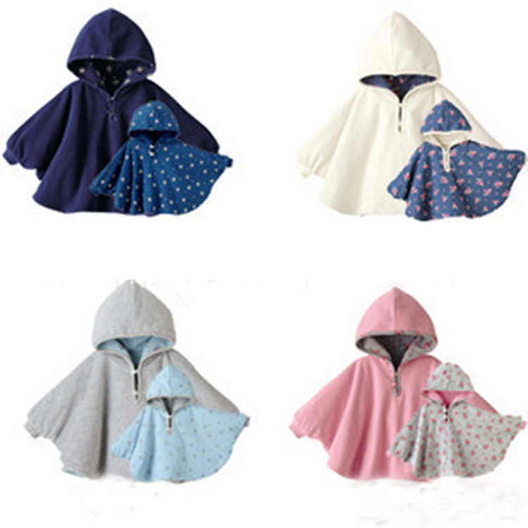 Fashion Baby Coats Boys Girls Clothes Smocks Outwear Fleece Cloak Mantle Children's Clothing Poncho Shawl Cape Amice Wrap Tippet