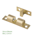furniture single Door Latch/Catch Closures solid brass material ball catches with free screws