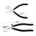 2PCS High Carbon Steel Clamp Clip Flat Nose Pliers for Glass Trimming Hand Tool Adjustable Screw Ceramic Cutting Clip Tools Set