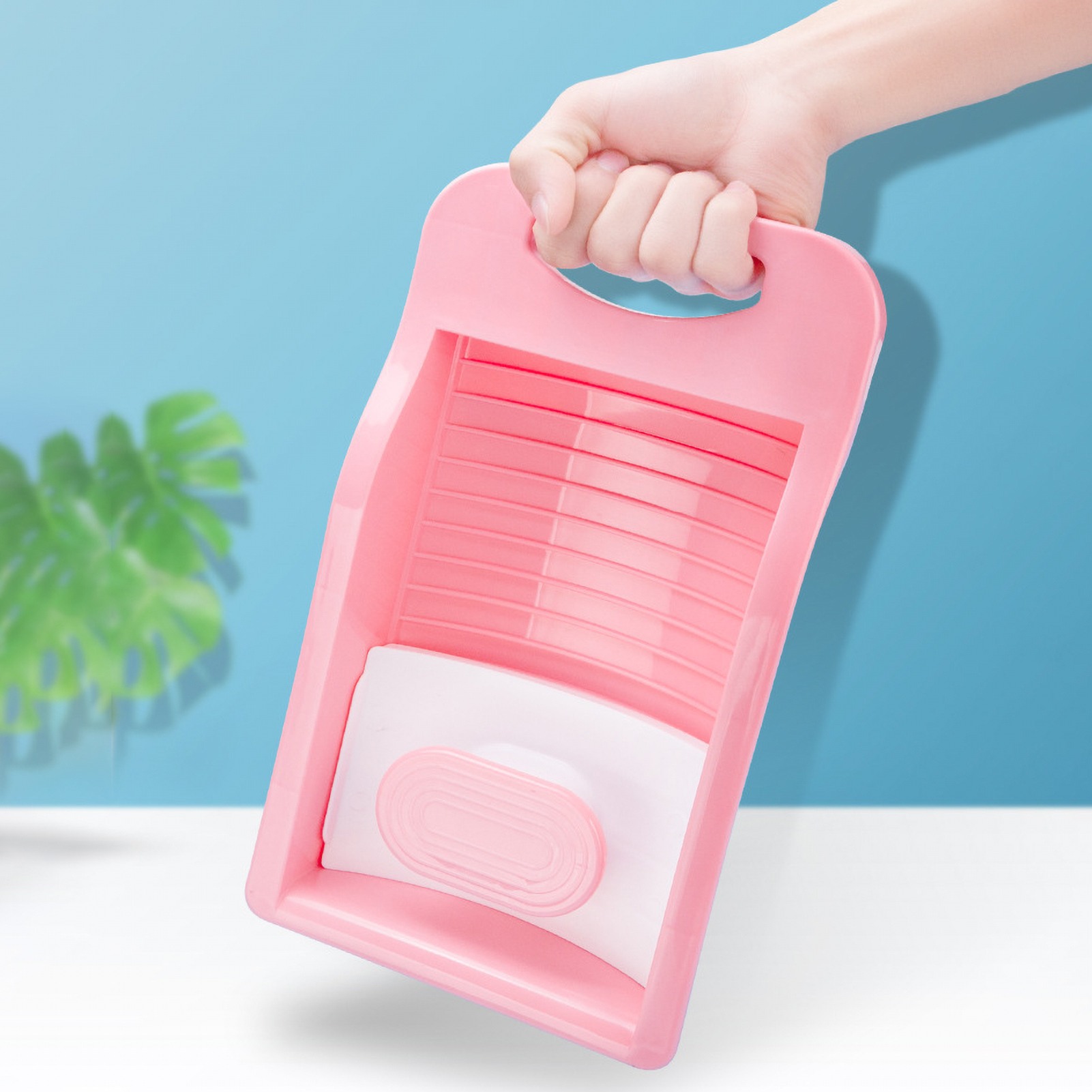 Household Mini Anti-slip Personal Underwear Washboard Washtub Cleaning Tools Scrubboards