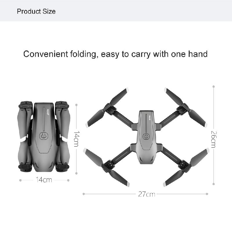 Foldable Drone Profissional Double GPS Quadcopter WIFI FPV 4K HD Dual Camera Smart Optical Flow Follow me Selfie Helicopter