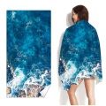 Sand Free Quicky-dry beach towel Microfiber Bath Towels Beach cushion Swimming personalized Beach towels 75*150cm