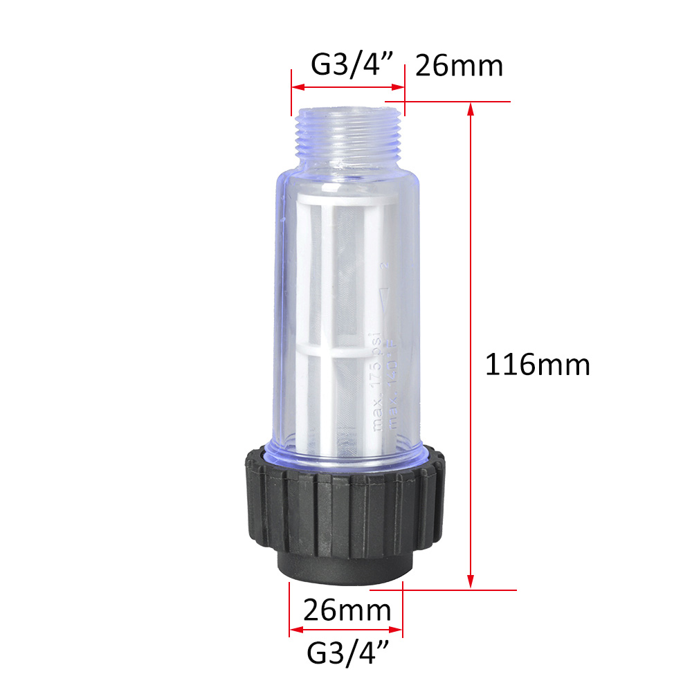 Car Washer Water Filter Pressure Washer Inlet Filter for Karcher Makita AR STIHL Elitech Lavor Huter BOSCH Patriot Bort Daewoo