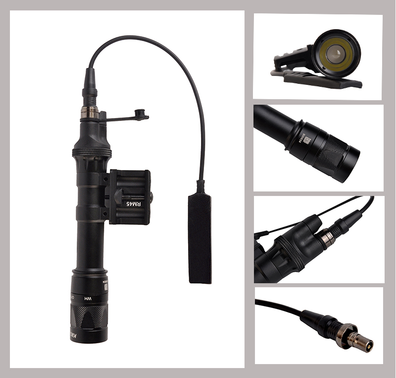 Element Airsoft Gun Light Surefir M612V Hunting Lamp Airsoft Scout Flashlight Weapons Light EX445