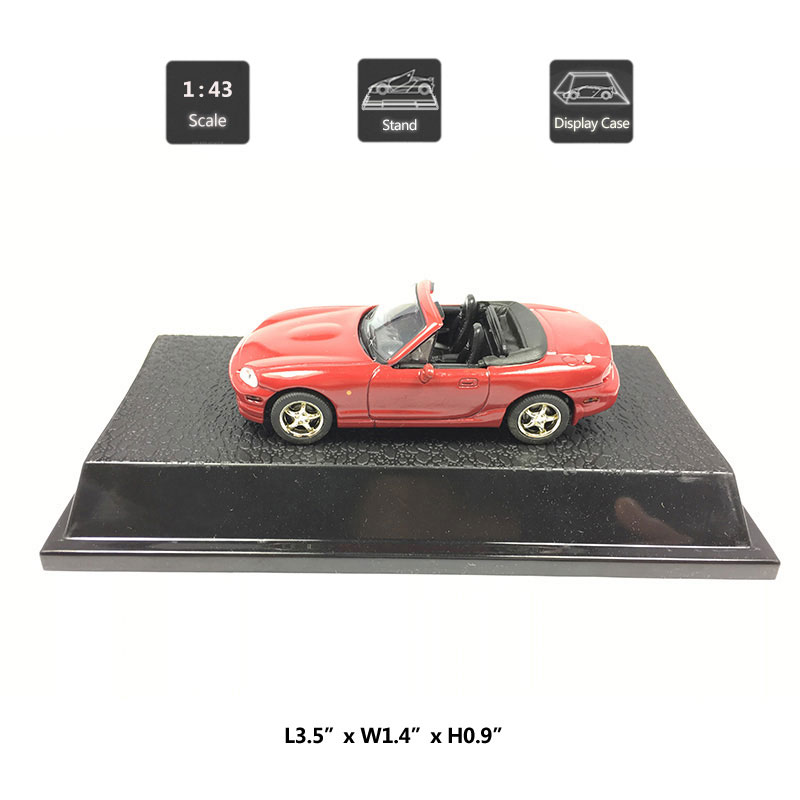 HOMMAT 1:43 Mazda MX-5 Convertible Sports Model Car Alloy Diecast Toy Vehicle Car Model Collectable Collection Gift Toys For Boy