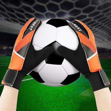 ChildrenFull Finger Hand Protection latex anti-collision goalkeeper Football Soccer Goalkeeper Goalie Gloves