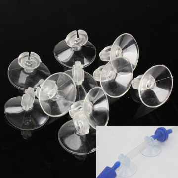 10Pcs Aquarium Sucker Suction Cup Holder Silicone Sucker for Fish Tank Pump Airline Tube 4/6mm Marine Life Aquatic Pet Supplies