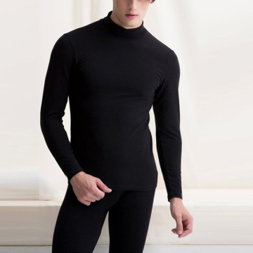 Male Thermal Underwear Men's Long Autumn Winter Turtleneck Tops+Pants 2 Piece Set Homem Clothing Warm Thick Plus Size L-2X