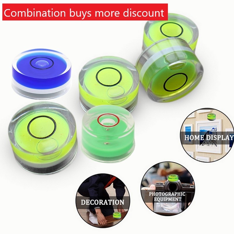 High Quality 1pcs Mini Bubble Level Round Accessories For Spirit Measuring Instrument Compact Design Easy To Carry