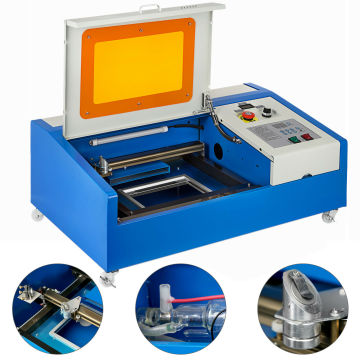 110V/220V 40W CO2 Laser Engraver Cutting Engraving Machine USB Port 300x200mm CNC With Digital Display for Plywood Acrylic