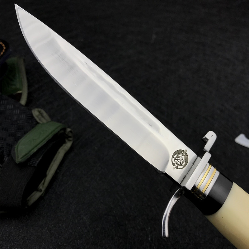 Russian Nkvd Ussr Finka NKVD Outdoor Survival Hunting Bowie Knives Camping Fixed Blade Straight Tactical knifes Camping Knife