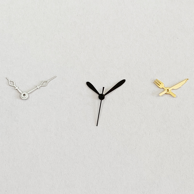 polished watch hands
