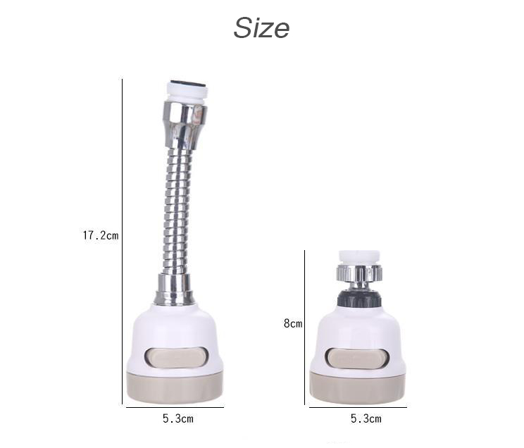 Kitchen Faucet Nozzle 360 Rotate for Attachment on The Crane Water Diffuser Bubbler 3 Modes Tap To Save Water Kitchen Appliances