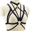 Black Bondage Sexy Breast Harness for Women Erotic Charming Temptation Restrainted Body Binding Sex Toy Garter Belt